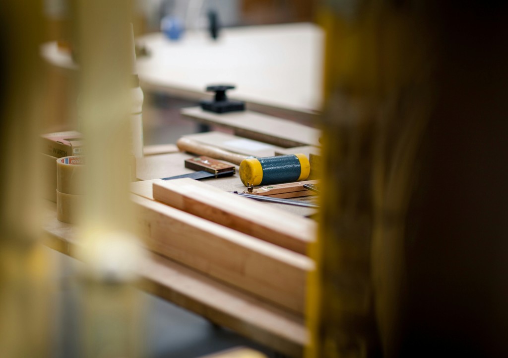 Handwerkliche Werkstatt der Manufaktur Wiesengrund